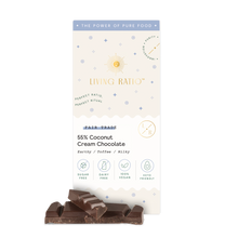 Load image into Gallery viewer, 55% Coconut Cream Chocolate