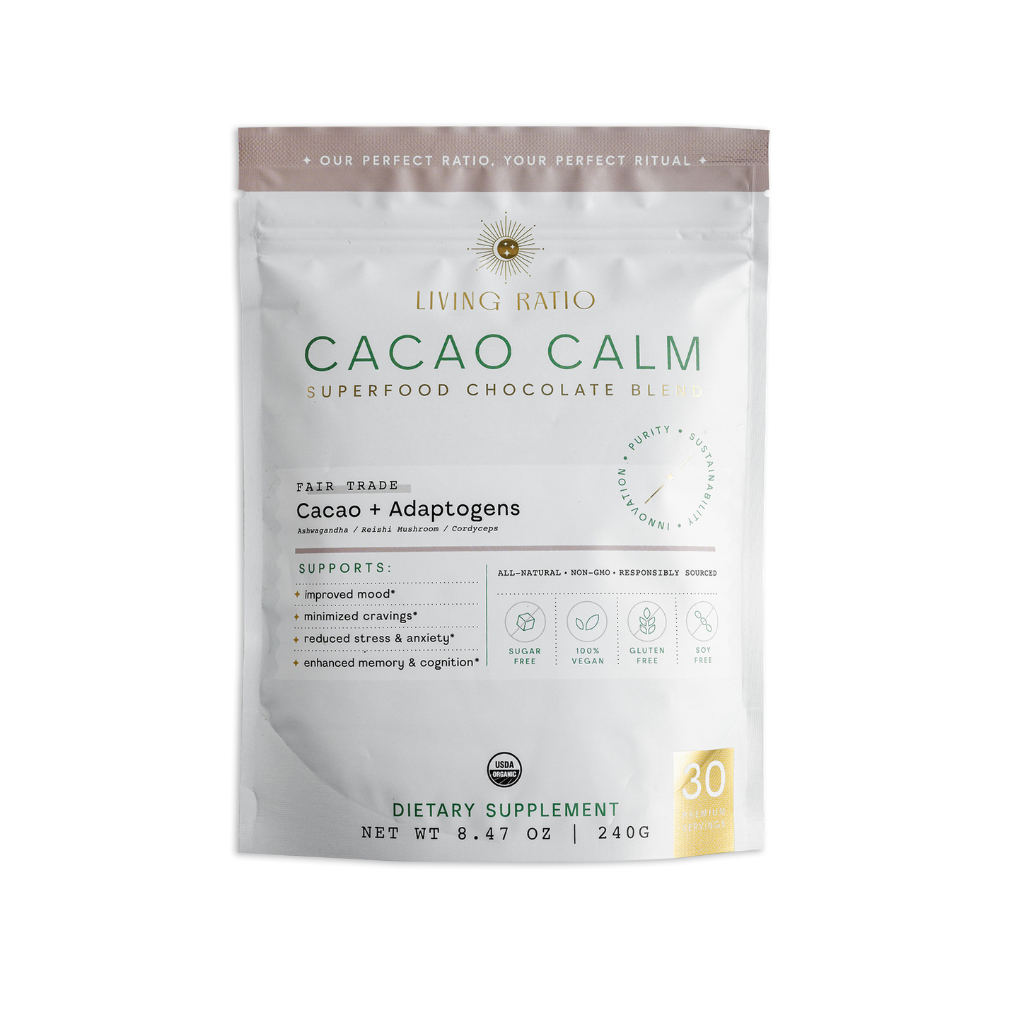 Cacao Calm - Adaptogenic Chocolate - One Time Purchase